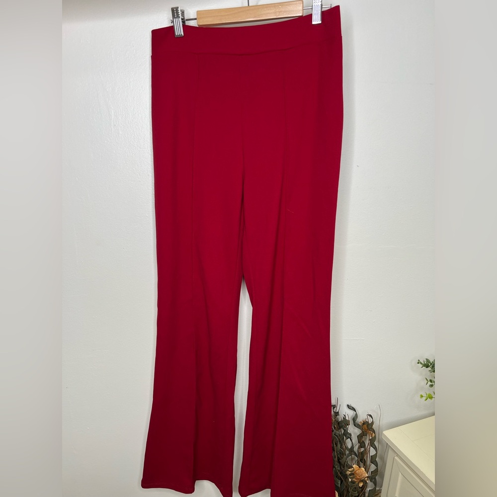 SHEIN Red Dress Pants